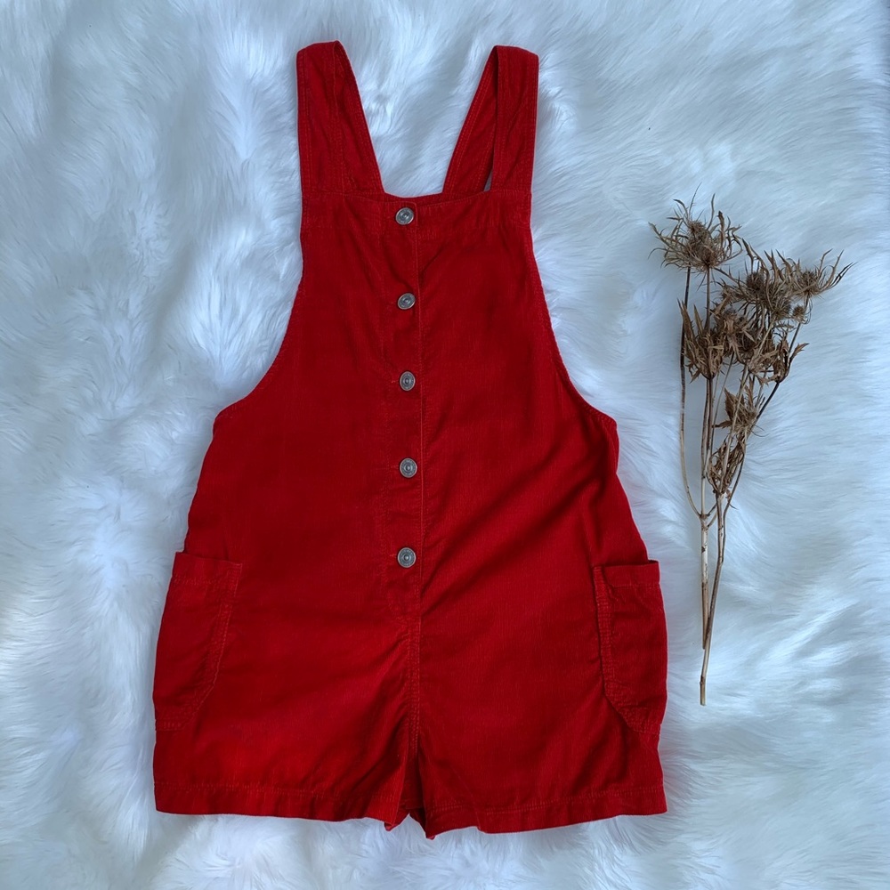 🌑 S O L D 🌑 BDG Red Cord Shortalls
